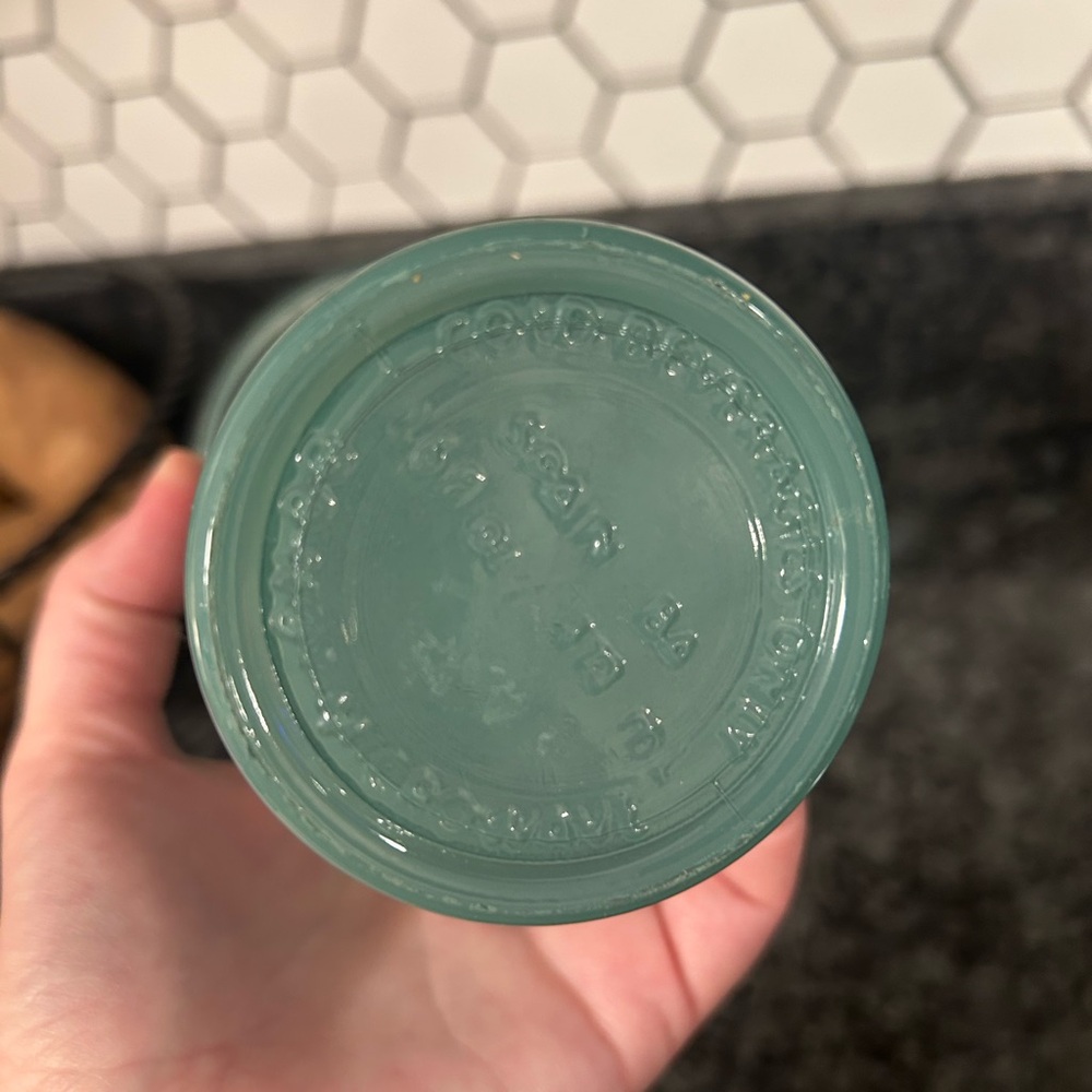 Starbucks Recycled Green Seafoam / Mint Glass Tumbler Cup with Straw 16oz - Picture 3 of 3